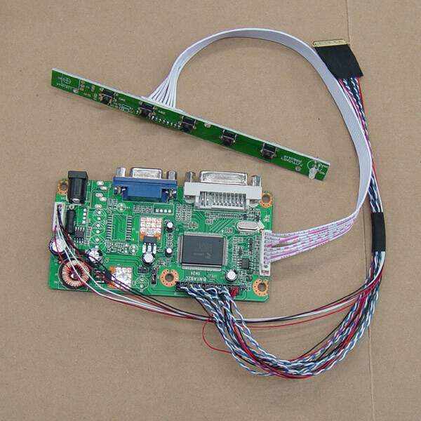 액정도매(LCD도매),AD보드(DVI + RGB 입력지원 (LVDS케이블+OSD) M.RT2281.E5