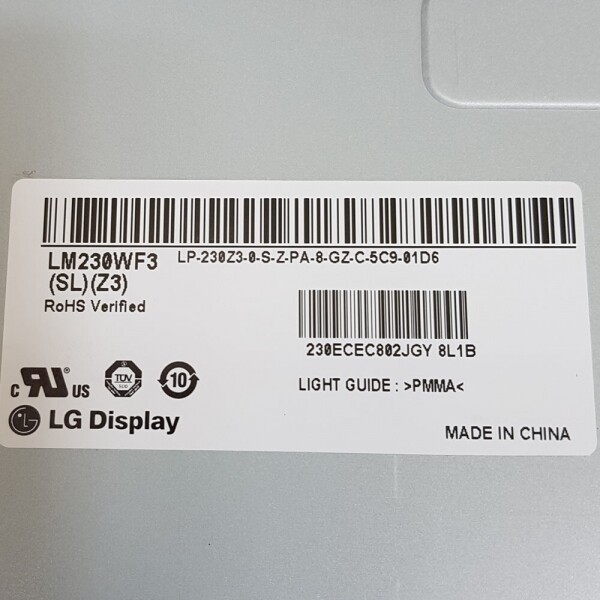액정도매(LCD도매),(무광)LM230WF3(SL)(Z3) LM230WF3(SL)(Q4)_6P_LED_AUTYPE 새제품급 SLK1호환