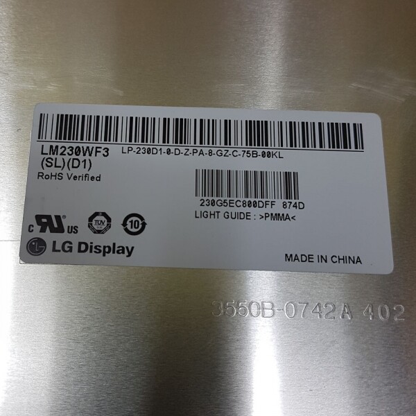 액정도매(LCD도매),(Matt) LM230WF3(SL)(D1) 6P FPC LED 30P 상단