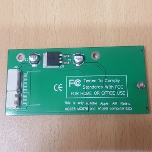 SSD젠더 애플 SATA Card 2012 A1398 MC975 MC976 convert adapter