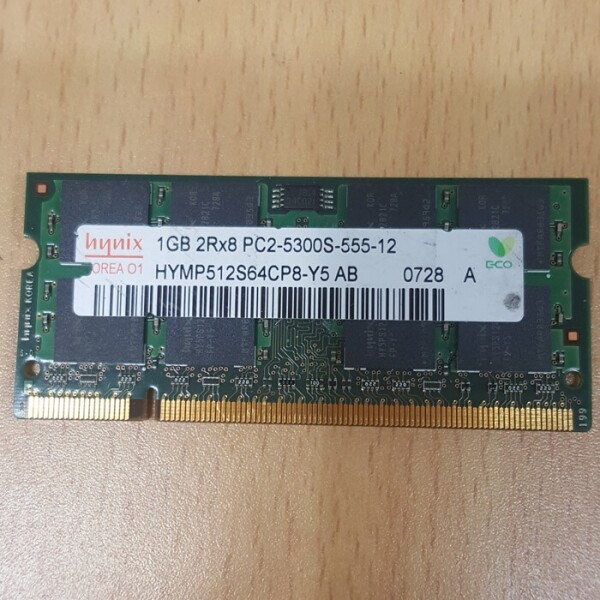 액정도매(LCD도매),RAM NT 1GB PC2 Hynix Pc2-5300s Ddr2 667mhz HYMP512S64CP8-Y5 중고
