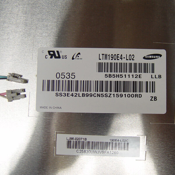 액정도매(LCD도매),LTM190E4-L02 탈거제품 (핀타입) 광시야각