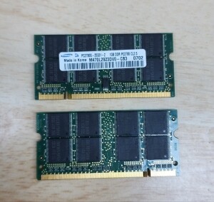 RAM 노트북용메모리 DDR1 1GB PC2700 333 SAMSUNG