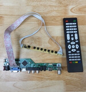 만능 AD 보드  T.sk105a.03 USB동영상 HDMI AV RGB대부분해상도지원